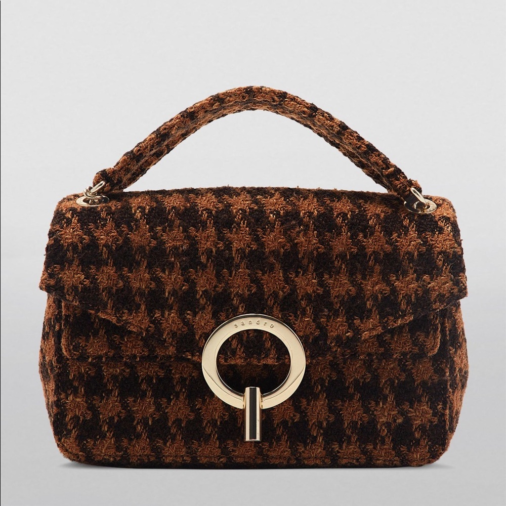 Sandro Yza tweed bag